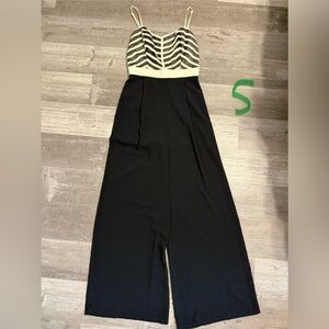 Black and White Women's Jumpsuit